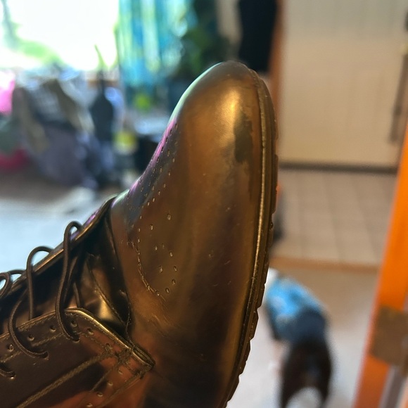 Stuart Weitzman size 6 m Oxford Shoes Size dark academia witchy gothcore - Picture 17 of 17